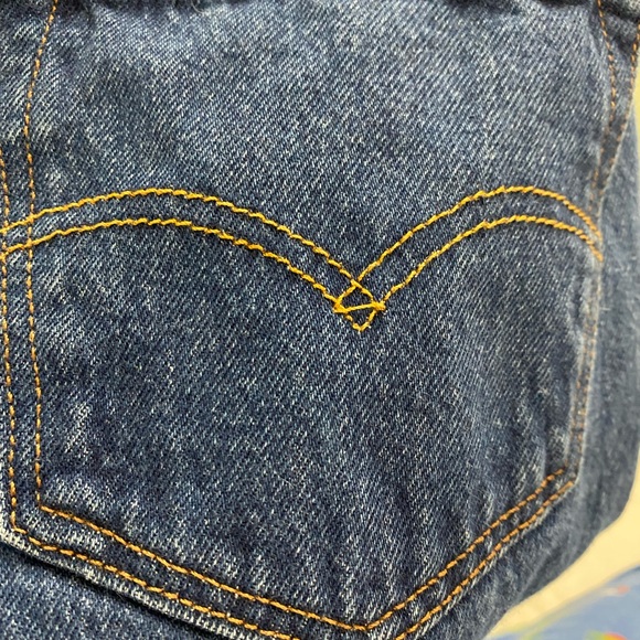 EUC RARE 501 BUTTON FLY V-STITCH DENIM JEANS - Picture 9 of 12